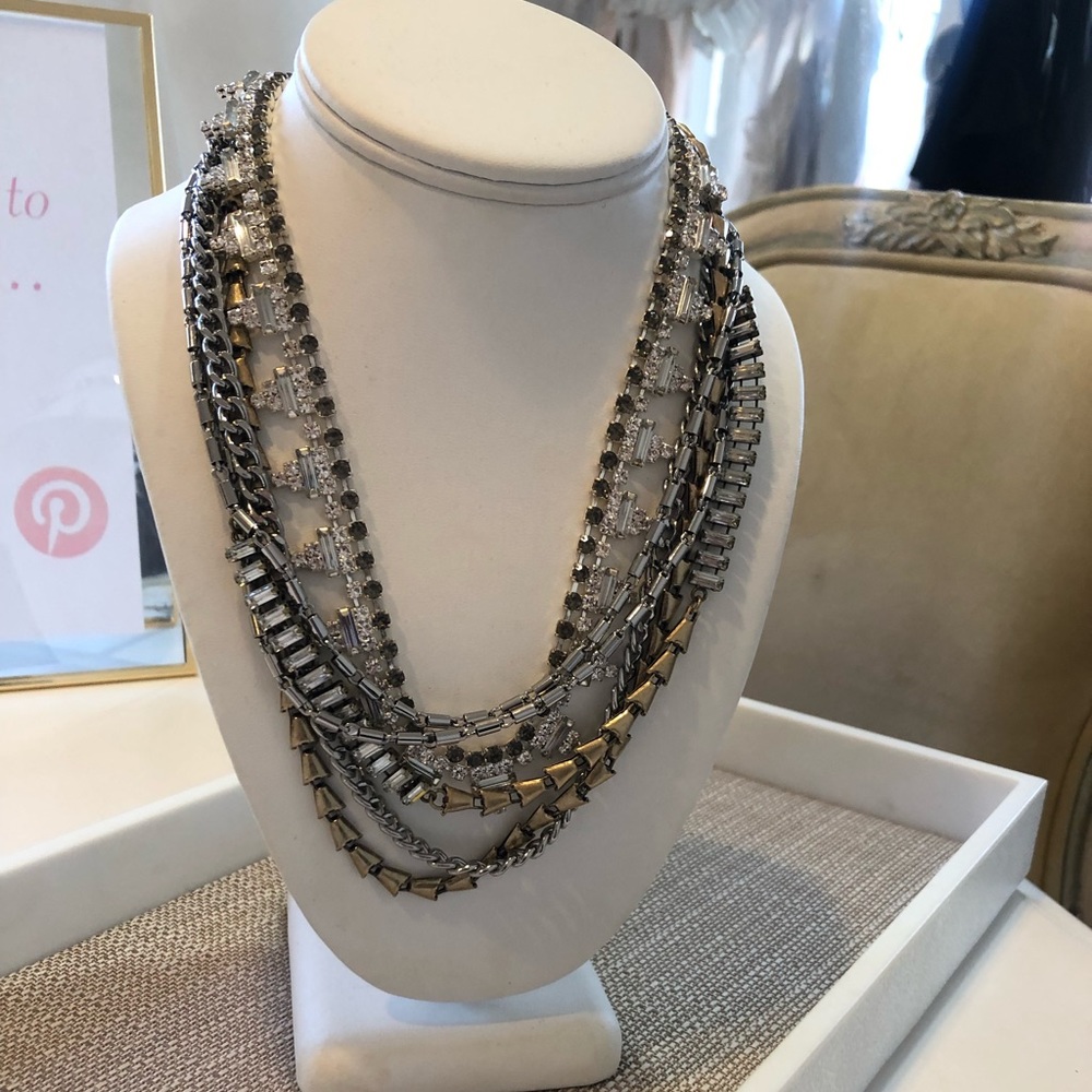 Stella & Dot Sutton Mixed Metal Necklace